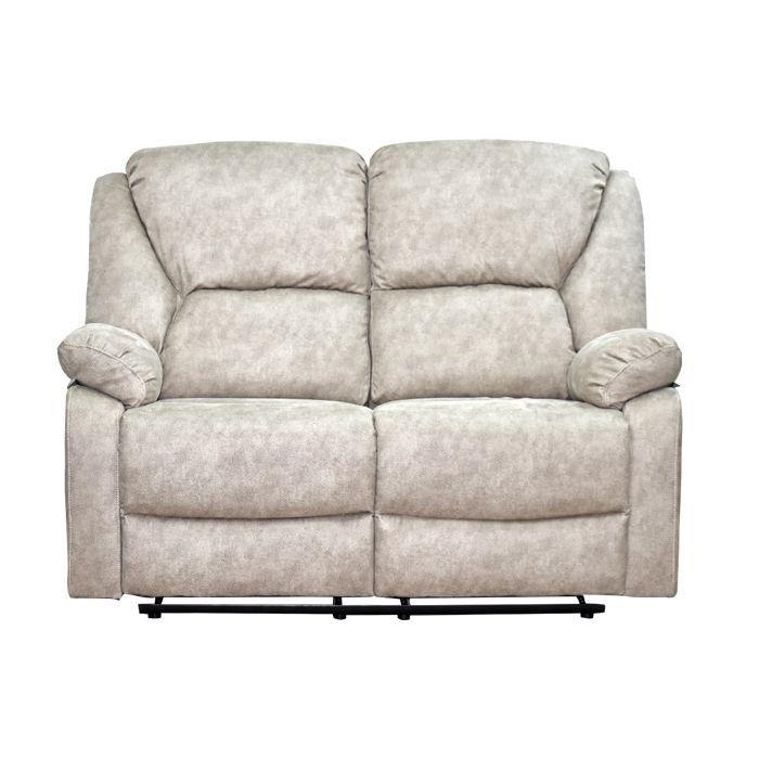 Sofá Reclinable 2 Cuerpos Frankfurt Light Gray-2