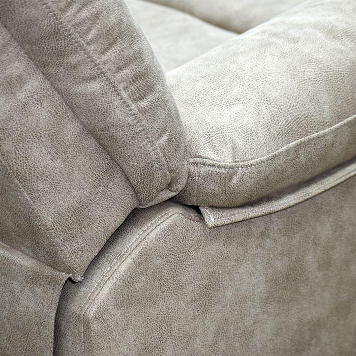 Sofá Reclinable 2 Cuerpos Frankfurt Light Gray-5