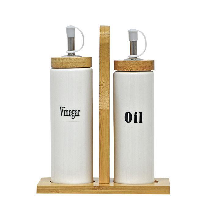 Alcuza 2 Pcs. Wood-1