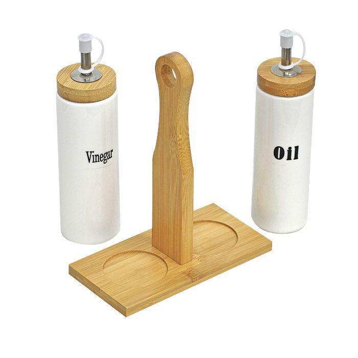 Alcuza 2 Pcs. Wood-2