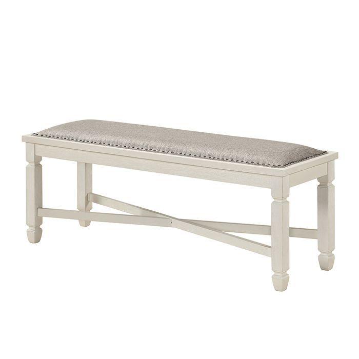 Juego de Comedor 4 Sillas 1 Banqueta Vermont White-4