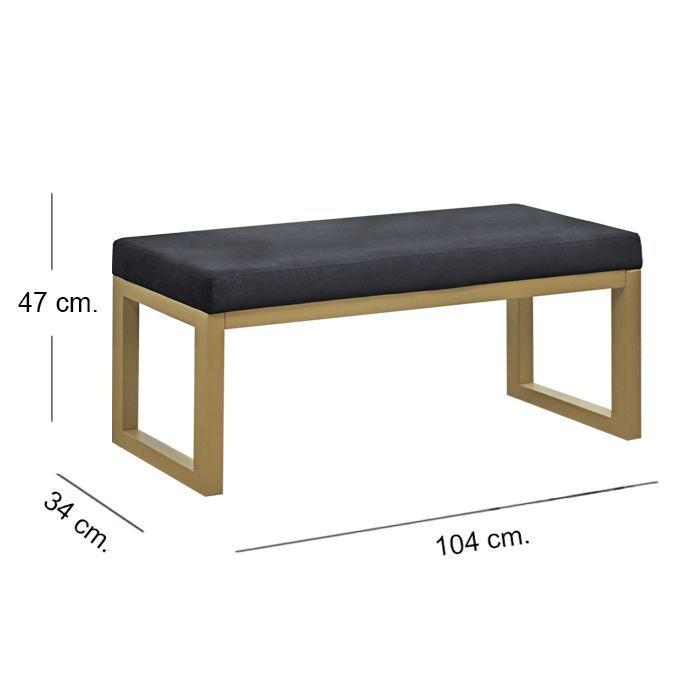 Banqueta Gold Black-3