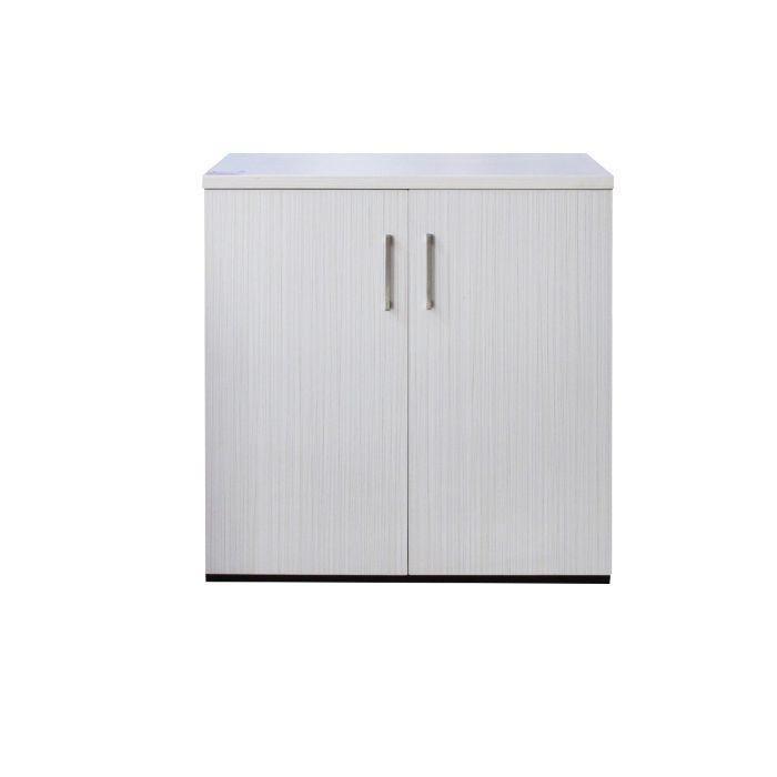 Gabinete 2 Puertas GB80 Maple con Gris-2
