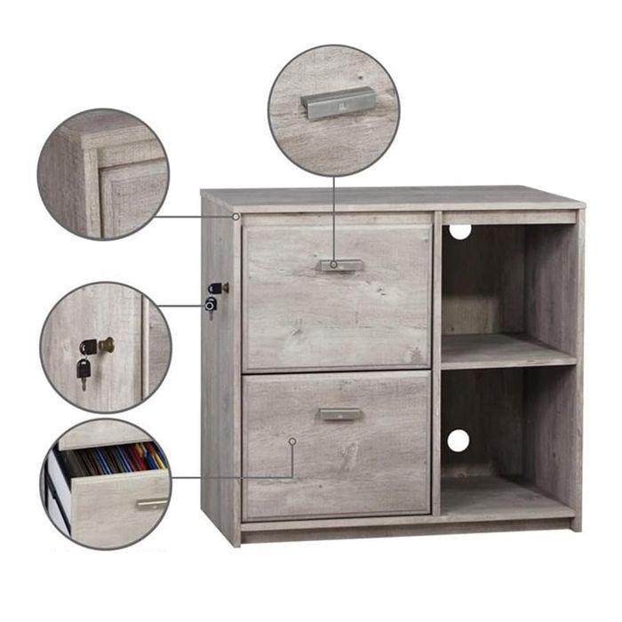 Gabinete 80 Cm. Gray Line-4