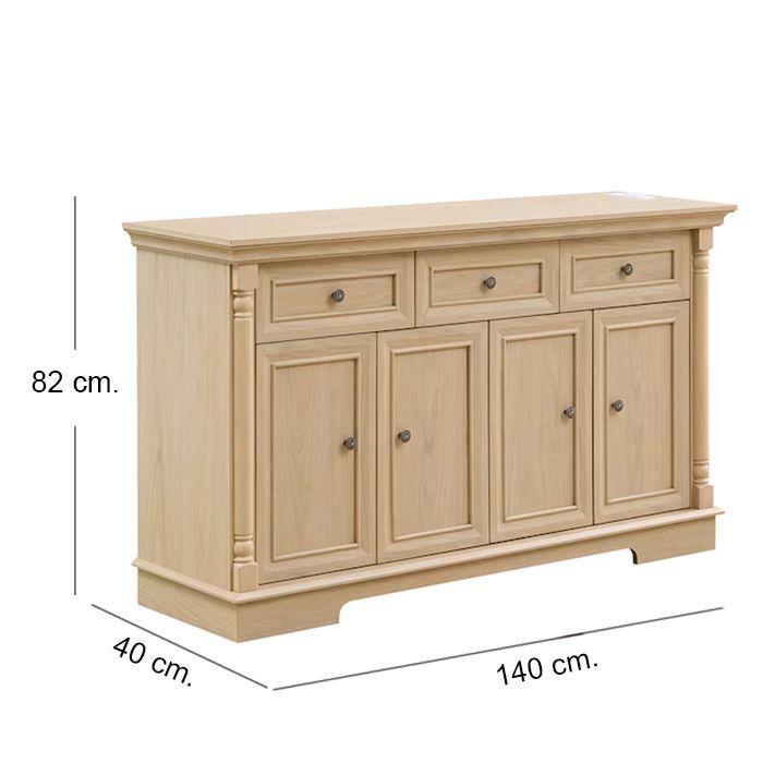 Buffet Gabinete Original Wood 1,4 m-5
