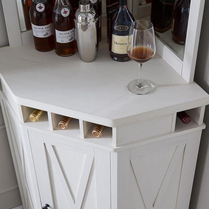 Vitrina Esquinero Bar White DC08-3