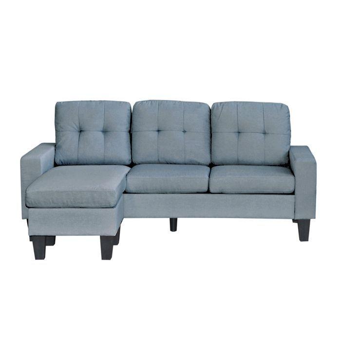 SECCIONAL PALOMINO LINEN16 BLUE (195 x 130 x 98 cm.)-0