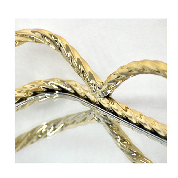Set Bandejas Mirror Gold 2 Piezas-4