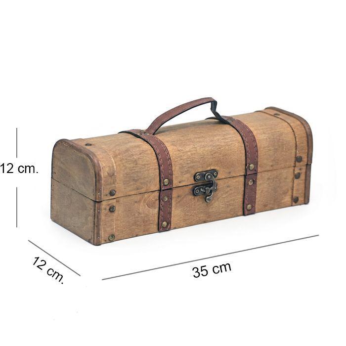 Caja Porta Botella de Madera-3