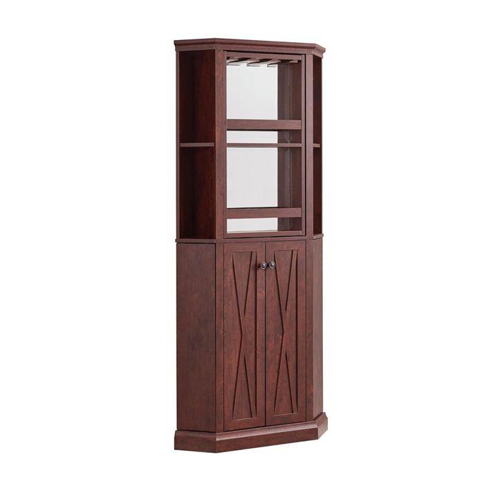 Vitrina Esquinero Mahogamy JZ88-5