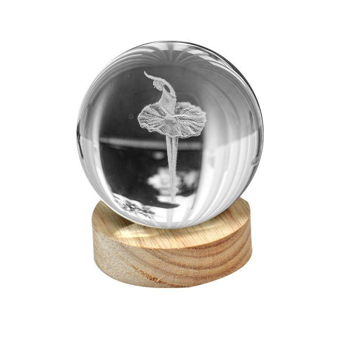 Esfera Cristal USB Danza-1