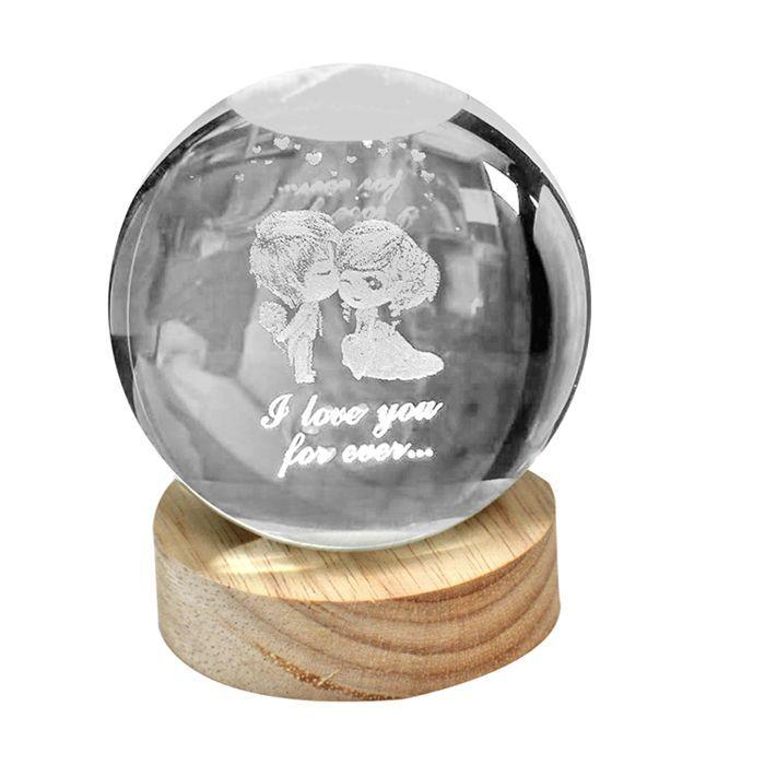 Esfera Cristal USB Enamorados-2