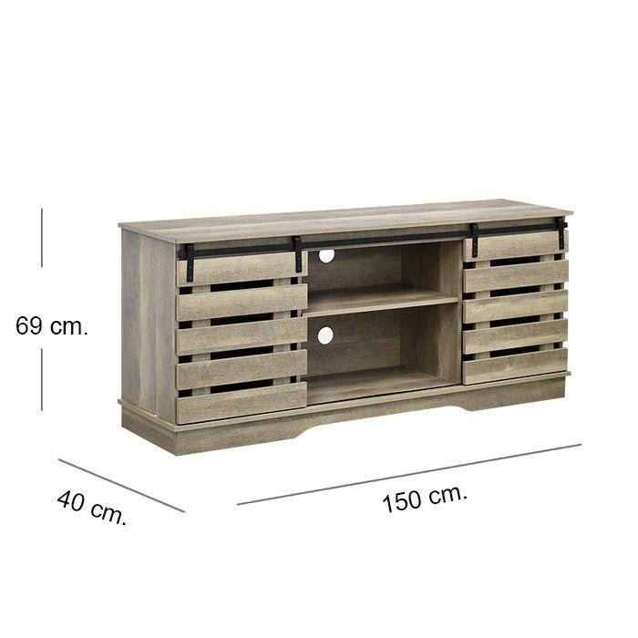 Rack Para Tv 55" Ralco Light Grey-6