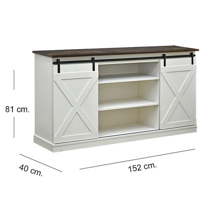 Rack Para Tv 55" Caburga White-7