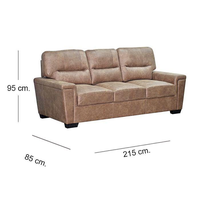 Sofá 3 Cuerpos Navi Brown-3