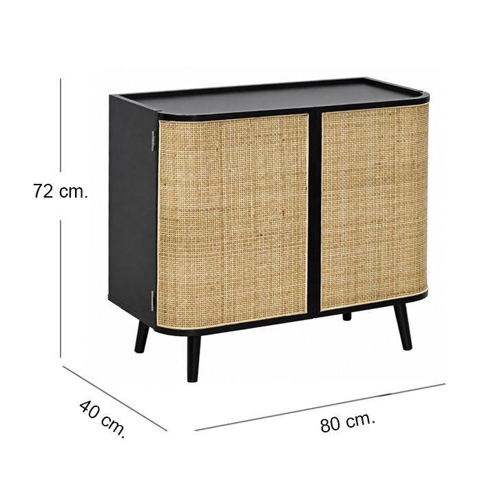 Rack Aparador Buffet Ratán 80 Cm.-5