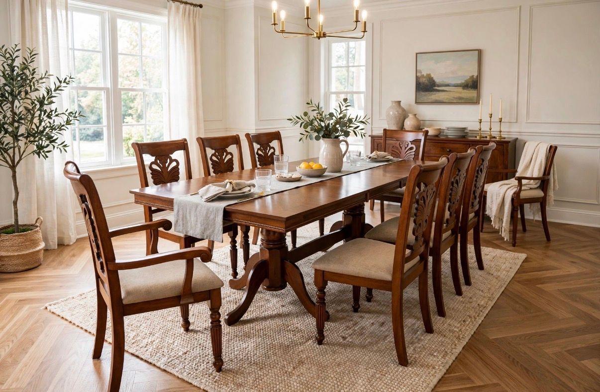 Juego de Comedor 6 Sillas + 2 Sitiales London (8 sillas)-0