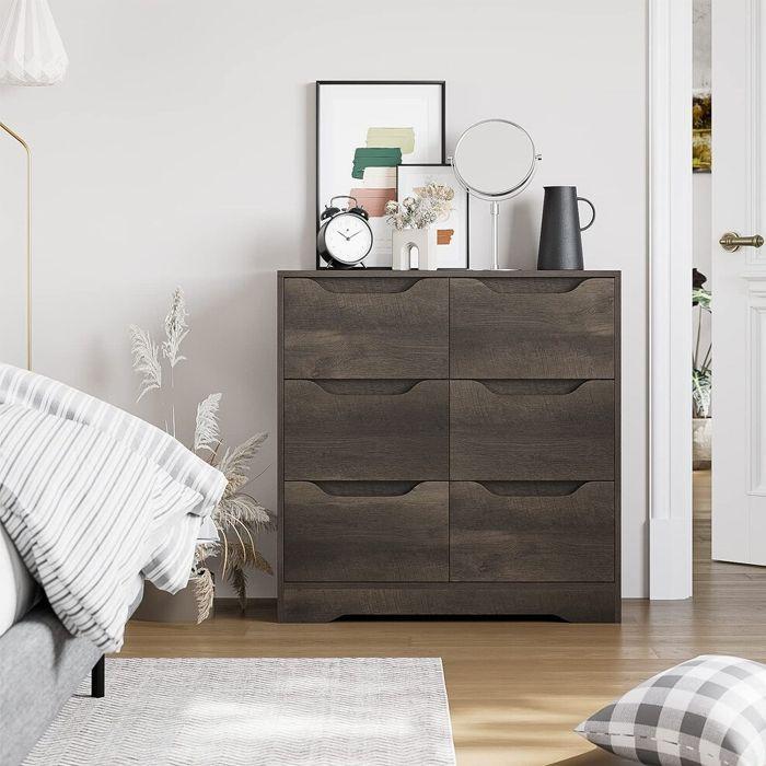 Cajonera 6 Cajones Dark Browm-2