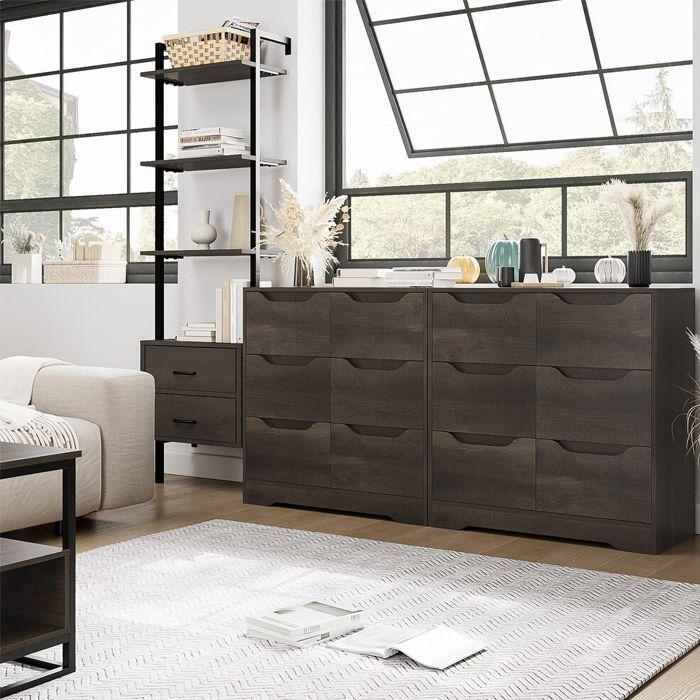 Cajonera 6 Cajones Dark Browm-3