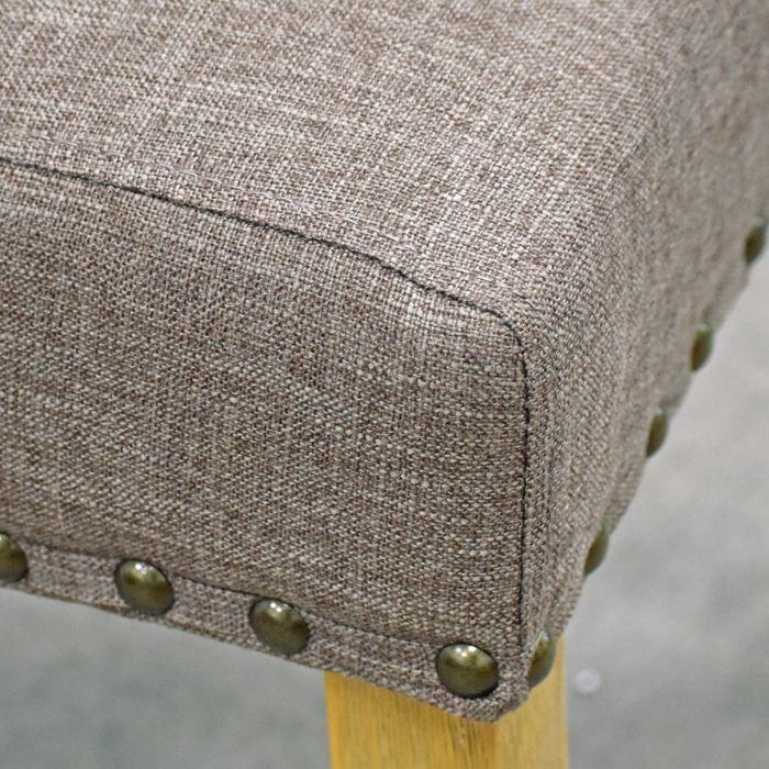Silla Tapizada Gris Drag por 2 unidades-3