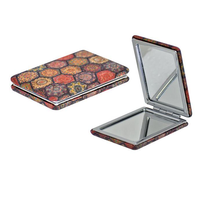 Espejo Cartera Leather Mandala-1