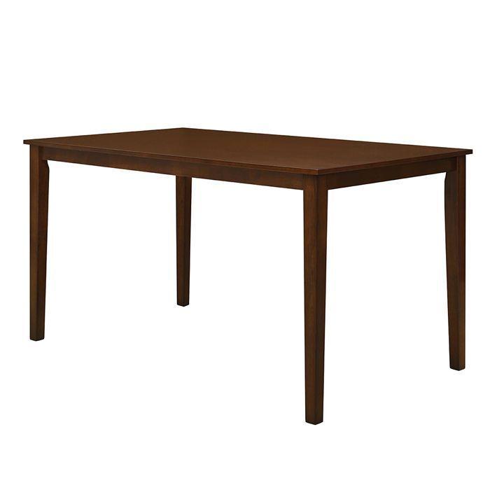 Mesa de Comedor Panamá Minimalista 6 Personas – Madera y Tapiz Oscuro-3