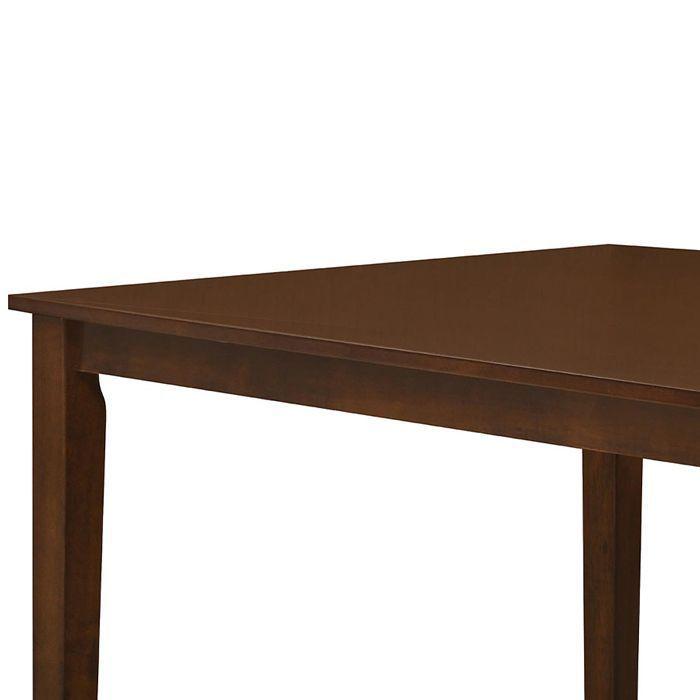 Mesa de Comedor Panamá Minimalista 6 Personas – Madera y Tapiz Oscuro-5