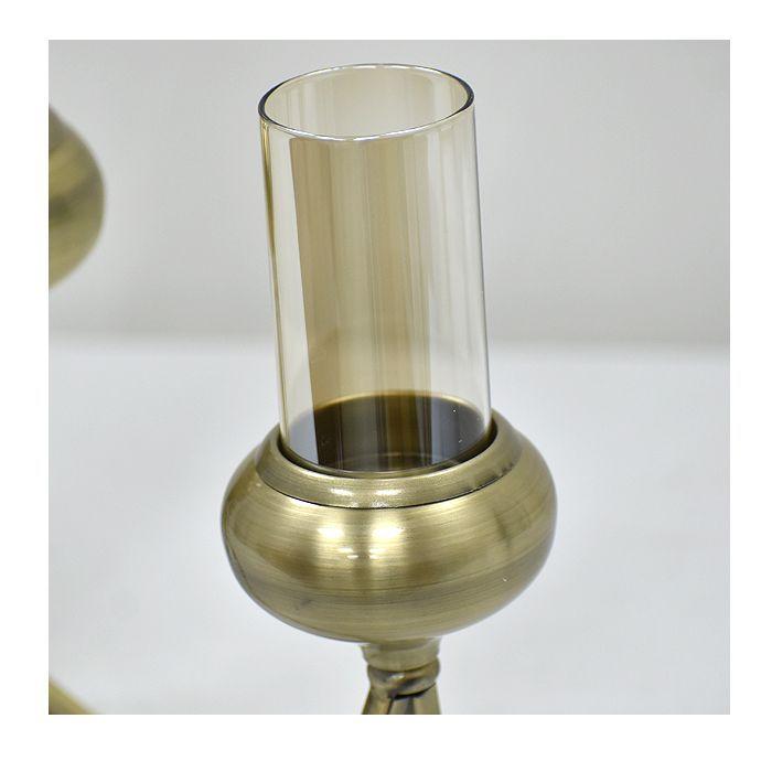 Candelabro Extendido 5 Luces Oro Viejo-2