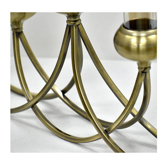 Candelabro Extendido 5 Luces Oro Viejo-3