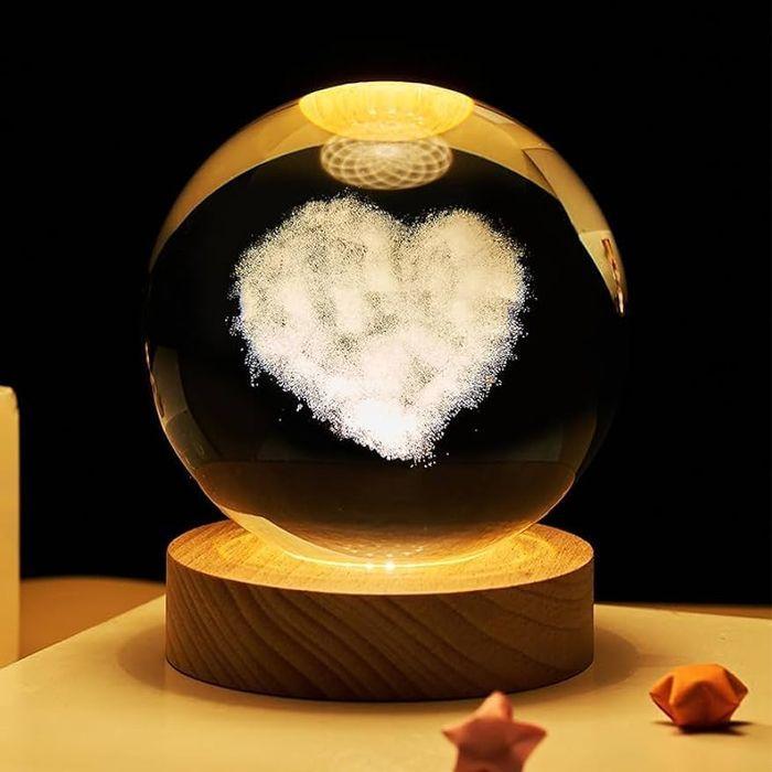Esfera Cristal USB Corazón-0