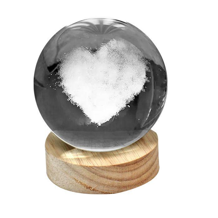 Esfera Cristal USB Corazón-1