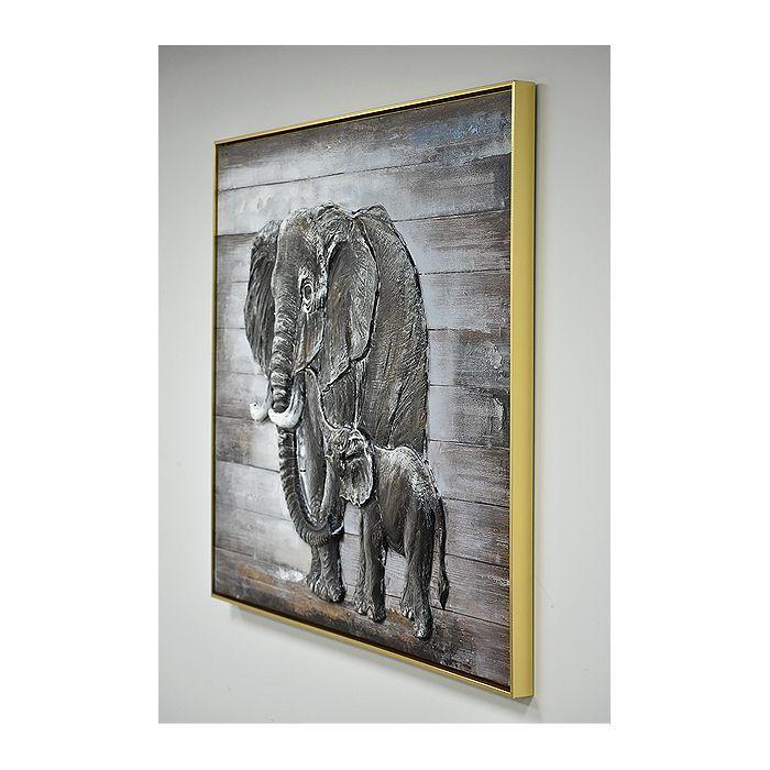 CUADRO MAMA ELEFANTE (120 x 4 x 90 cm)-3