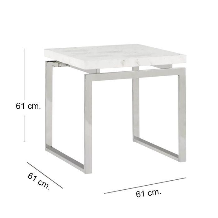 Mesa Lateral Mármol White-4