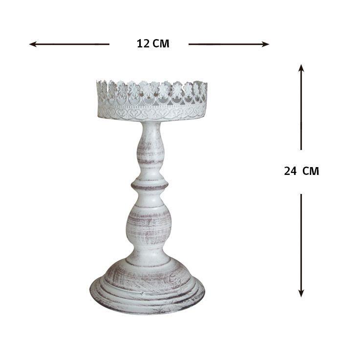 CANDELABRO 1V PROVENZAL XL ( 12 x 12 x 24 cm)-2