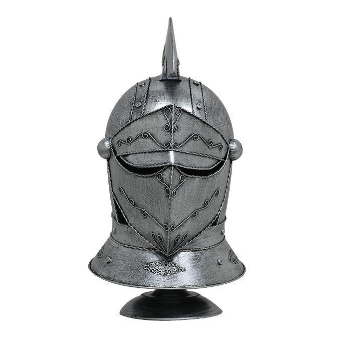 Casco Armadura Caballero Silver-3