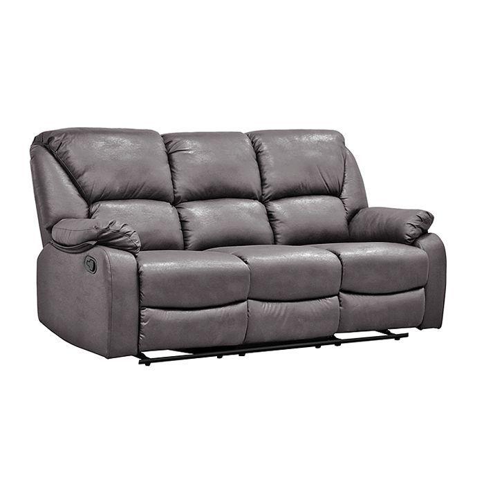 Sofá Reclinable c/Consola 3 Cuerpos Coffe Premium Rosario-2