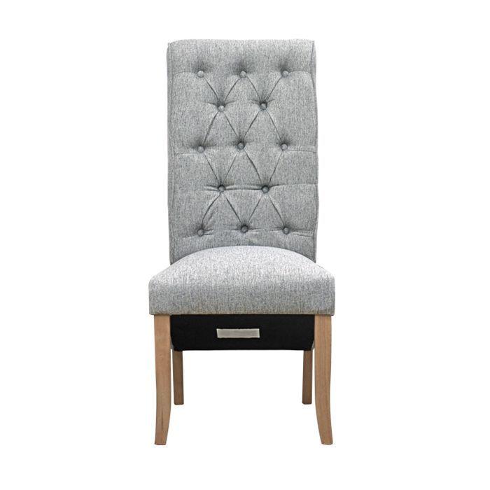 par de Sillas Tapizada Grey Tripton terraza comedor-3