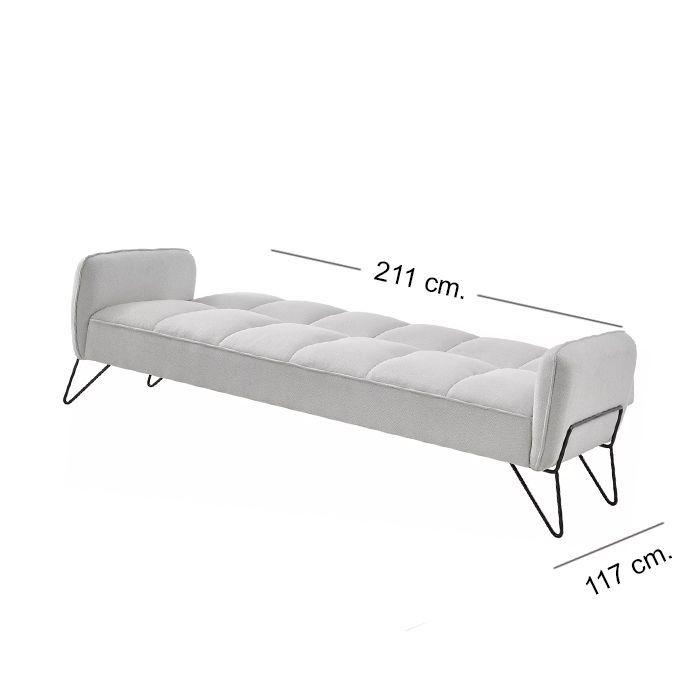 Sofá Cama Futón Beige Drag-5