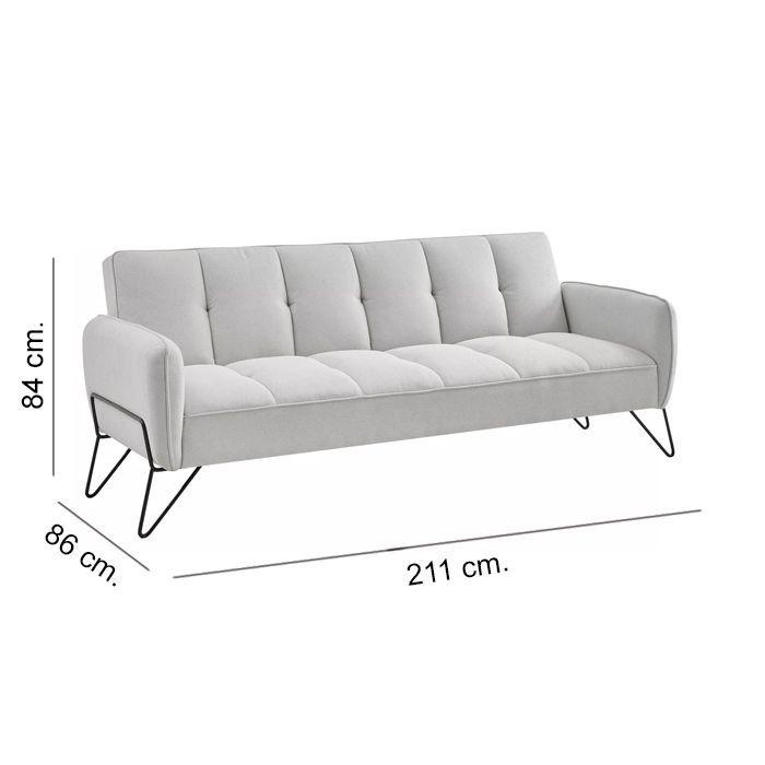 Sofá Cama Futón Beige Drag-6