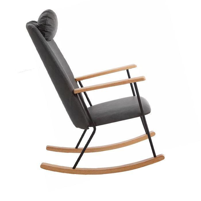 Mecedora Sitial Descanso Dark Grey PU-2