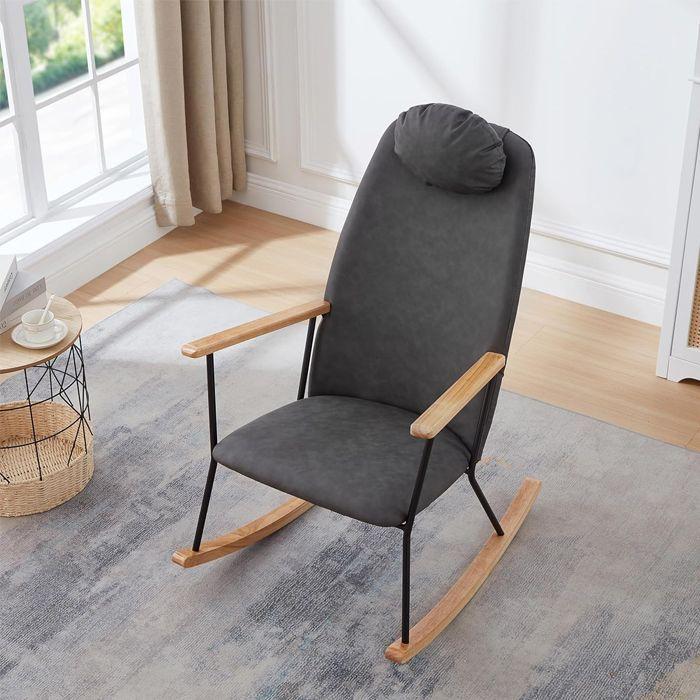 Mecedora Sitial Descanso Dark Grey PU-5