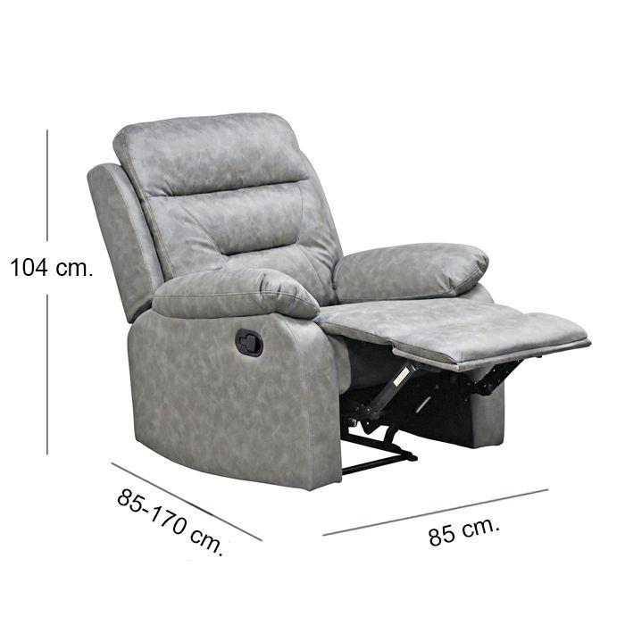Berger Reclinable Life Gris-6