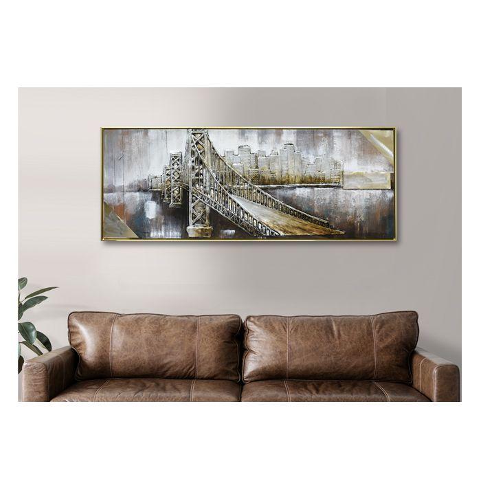 CUADRO MI PUENTE DE OTOÑO (150 x 4 x 57 cm)-4