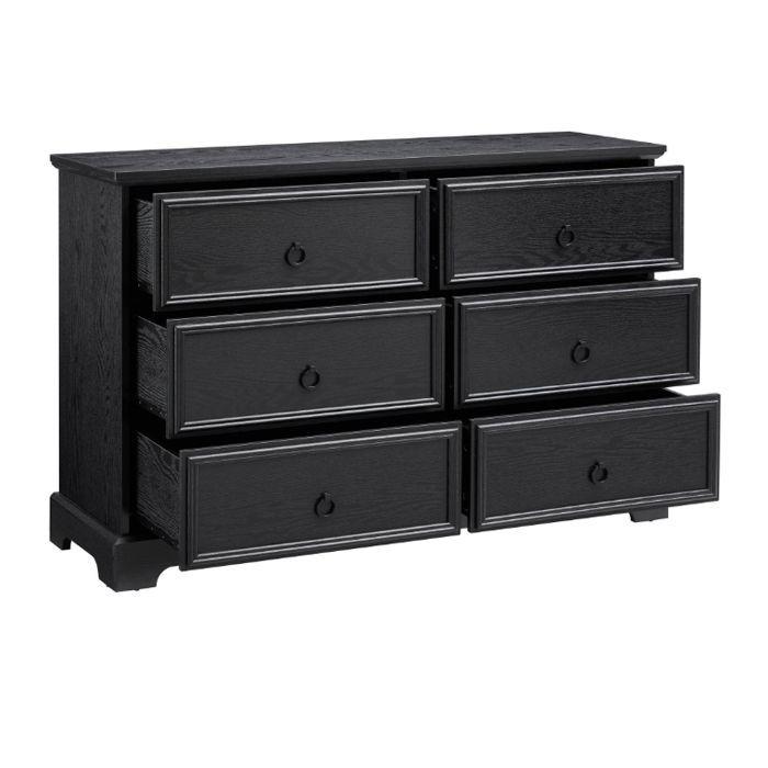 Cómoda Cajonera 6 Cajones Black Drag-3