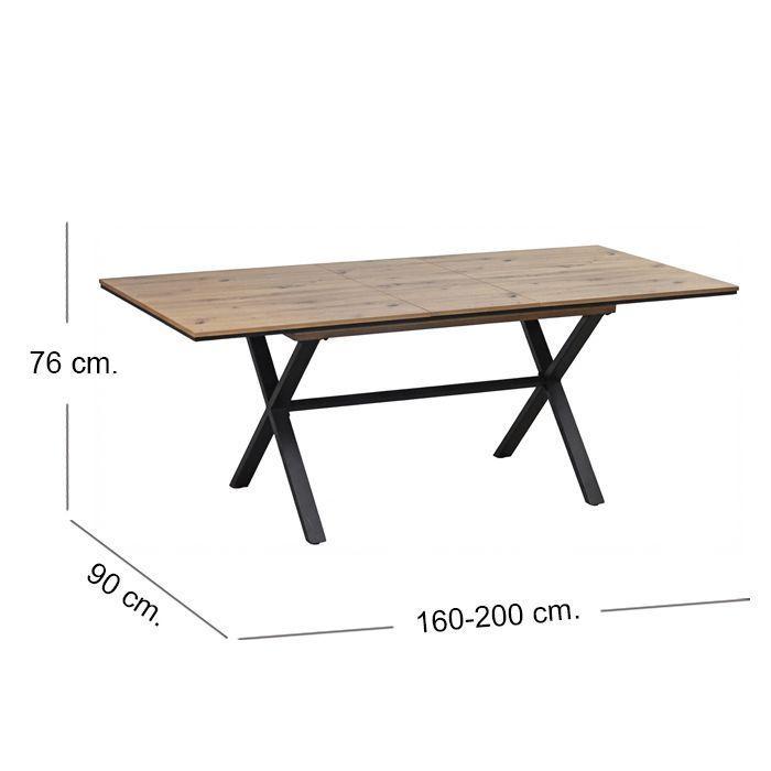 Mesa de comedor CCT Rectangular Extensible 2.0 Mt-5