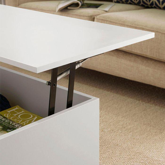 Mesa Centro Elevable Cajón Grey-4