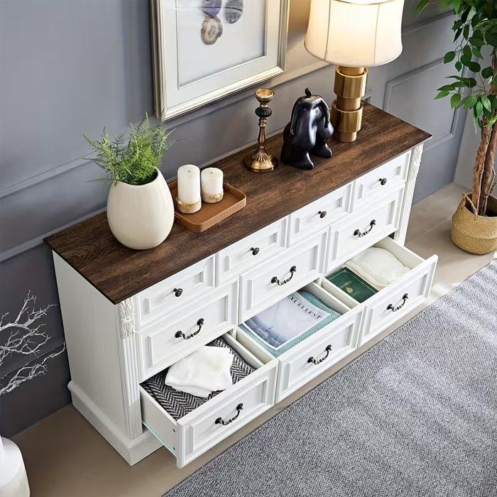 Cómoda Cajonera Old White-3