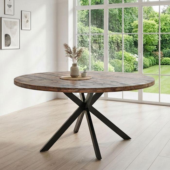Mesa Comedor Timber Circular 1.2 Mt.-0