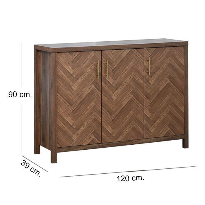 Rack Buffet Aparador Rustic Timber 1.2 Mt-4