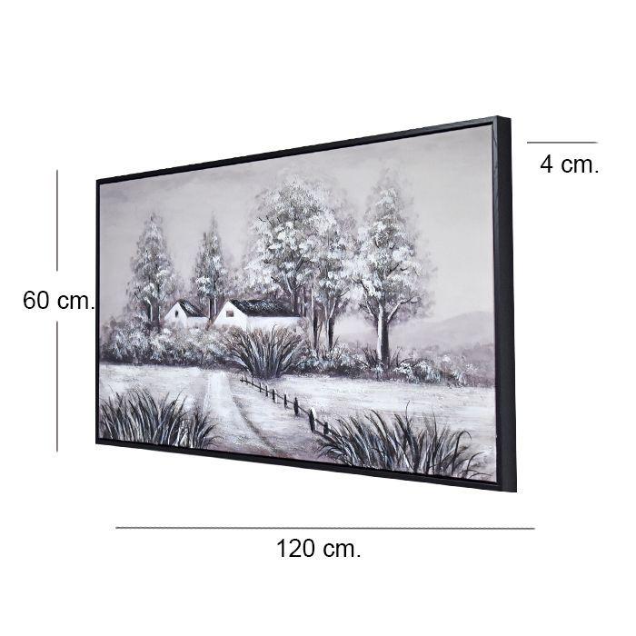 Cuadro Campo Gris 120 x 60 cm-4